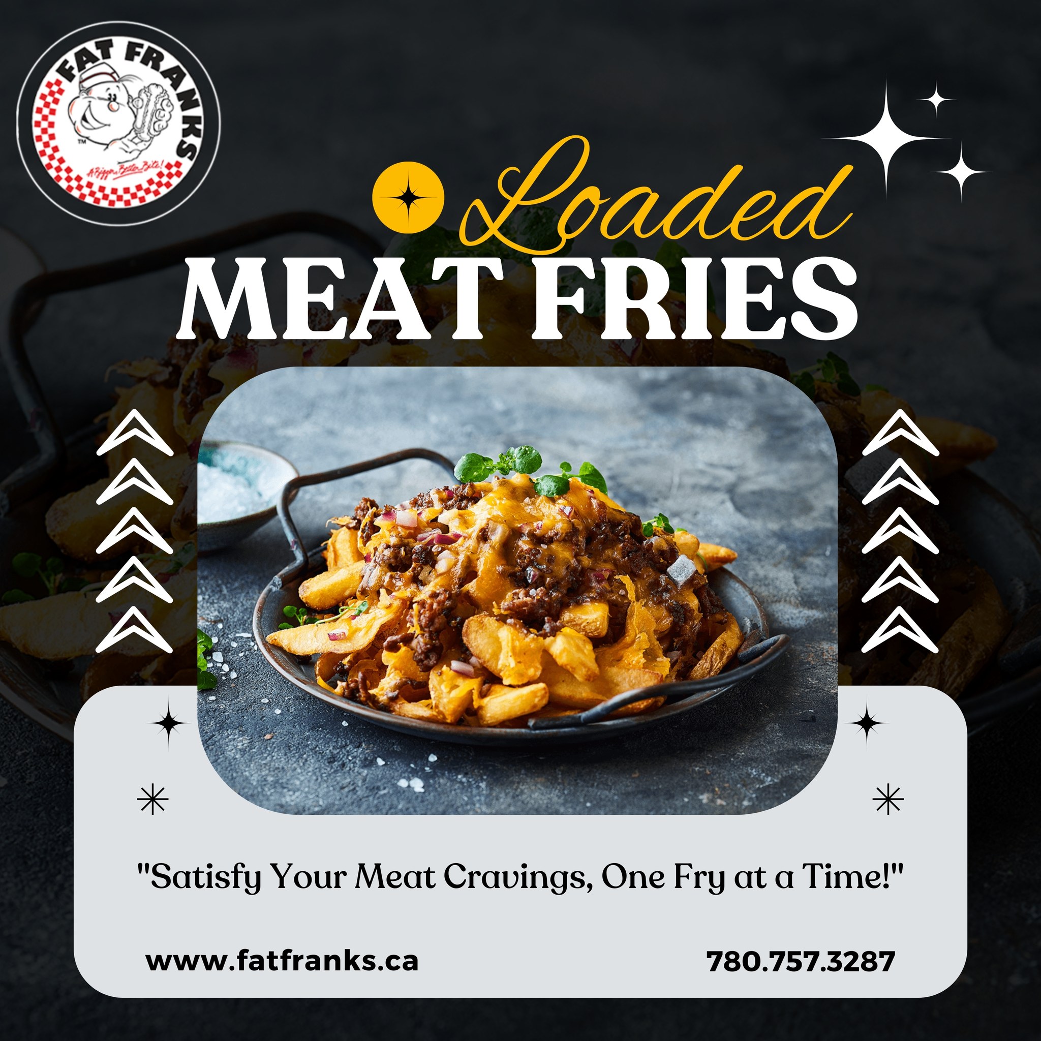 Try Fat Franks Loaded Meat Fries